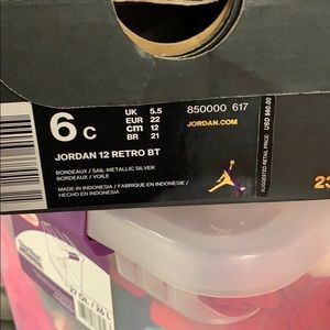 Jordan Shoes - Jordan 12 Retro Bordeaux/ Sal- Metallic Silver Jordan Shoes - Jordan 12 Retro Bordeaux/ Sal- Metallic Silver